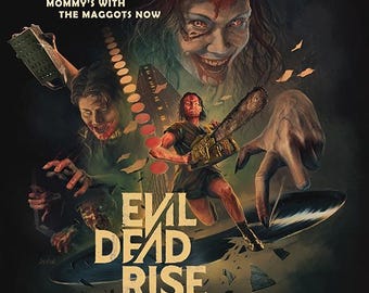 Rise up- horror art poster print