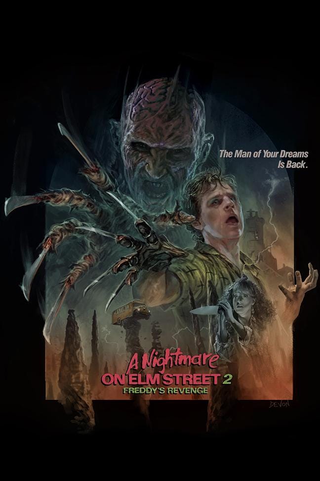 Nightmare on Elm Street 2 Freddy's Revenge Art Print 12x18 Poster