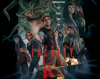 Guaranteed to Jack You Up- The Faculty poster art 12x18 horror sci fi