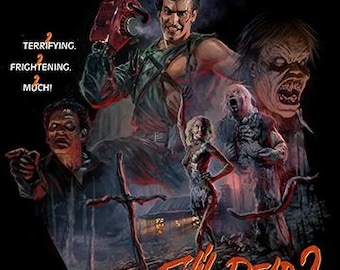 Evil Dead 2 Ash Vs Deadites Horror Art Print