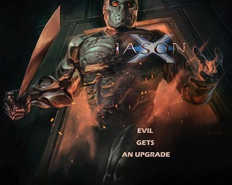 Evil Gets An Upgrade Art Print Horror Poster