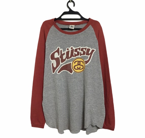 Pick!! Vintage Stussy Tshirt Long Sleeve Very Big