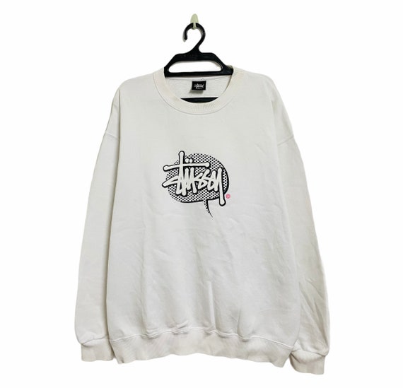 Pick!! Vintage Stussy Sweatshirt Very Big Logo Spe