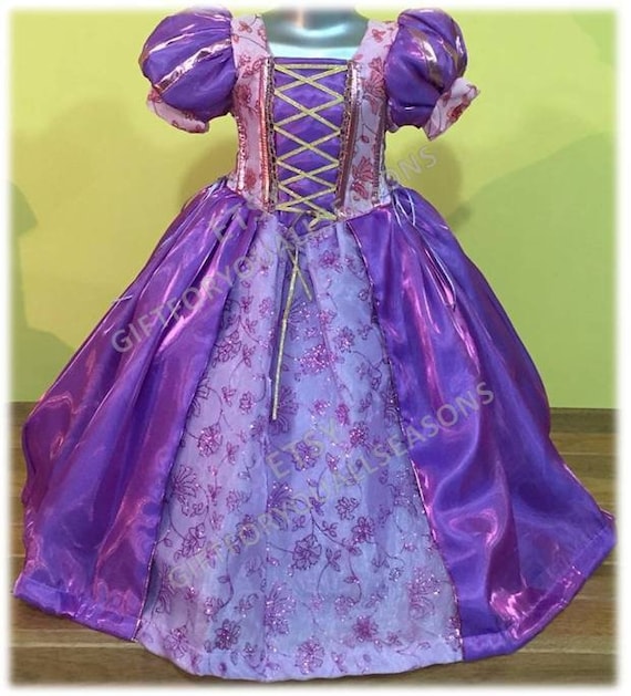 Inspired Rapunzel Princess Costume Dress Child's Kids - Etsy