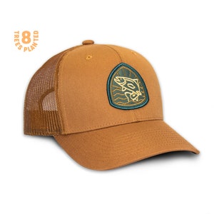 Fishing Hat - Fly Fishing - Hiking - Camping - Travel - Outdoors - Boat - Salmon - Men - Trout - Coho - Chinook - Steelhead - Gifts for Him