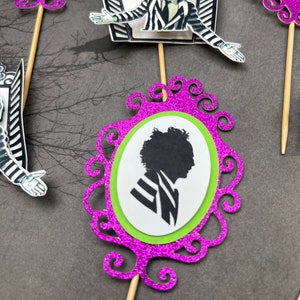 Beetlejuice, Cupcake Toppers, Cake Toppers, Beetlejuice Party, Cupcake ...