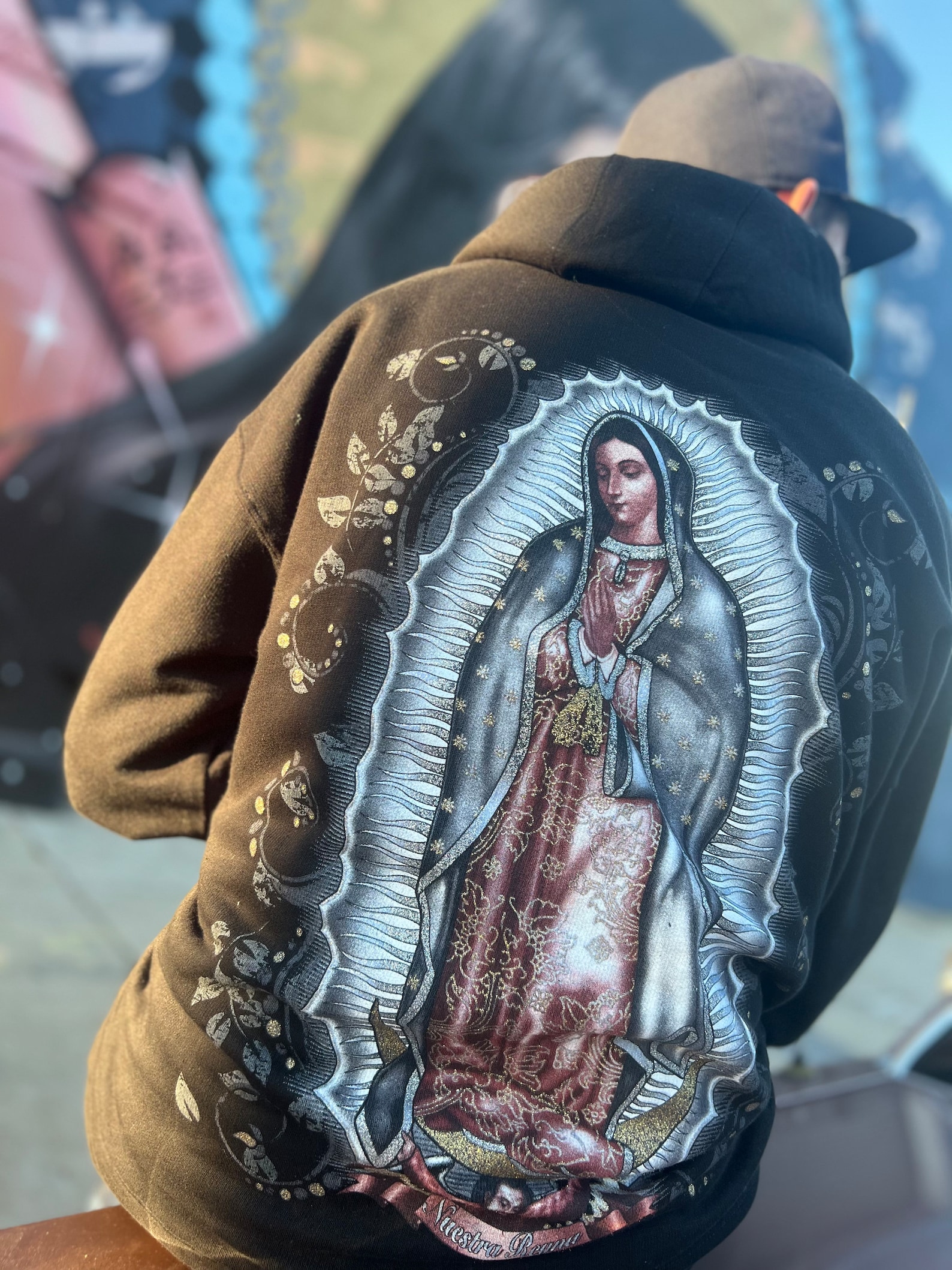 Virgen De Guadalupe Hoodie , Virgin Mary, La Virgen De Guadalupe Hoodie