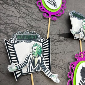 Beetlejuice, Cupcake Toppers, Cake Toppers, Beetlejuice Party, Cupcake ...