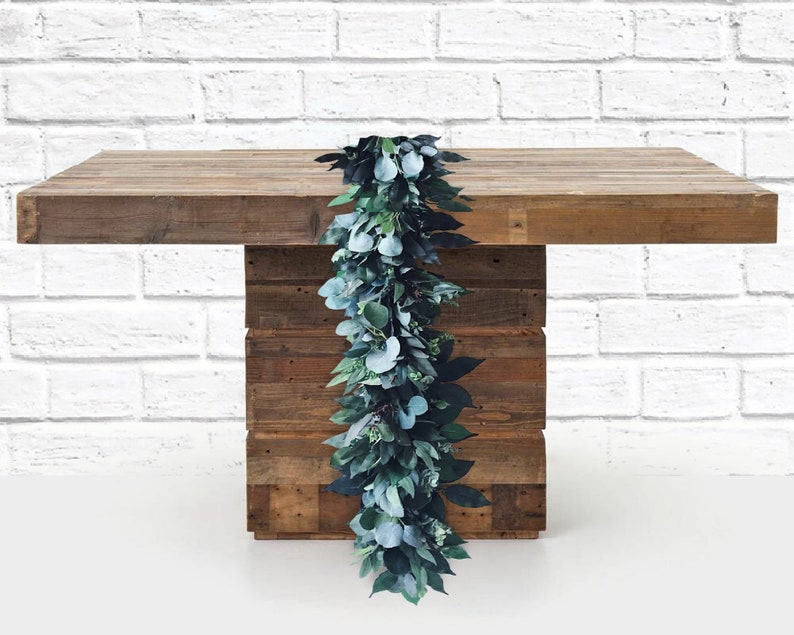 Eucalyptus Garland Greenery Garland Wedding Table Runner Etsy