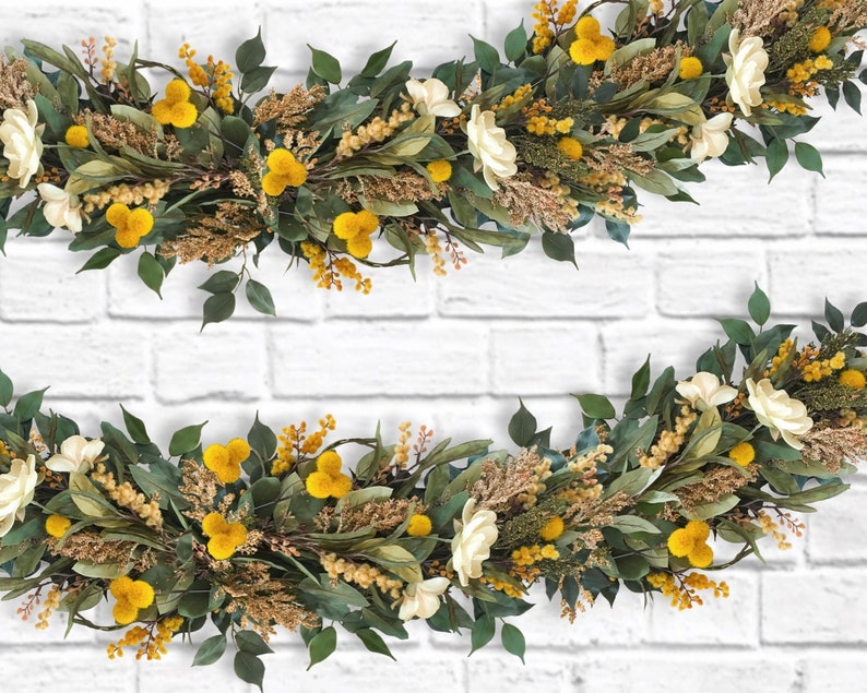 Fall Garland Thanksgiving Table Decor Holiday Mantel Decor Thanksgiving Garland Fall Centerpiece image 1