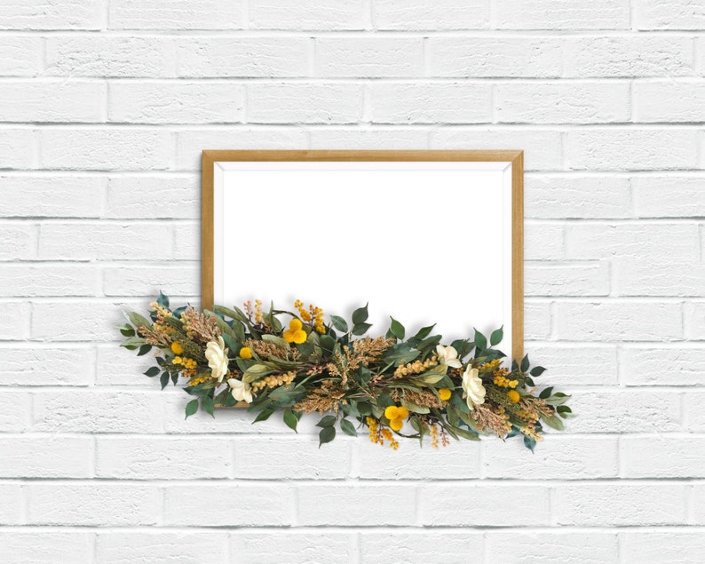 Fall Garland Thanksgiving Table Decor Holiday Mantel Decor Thanksgiving Garland Fall Centerpiece image 9