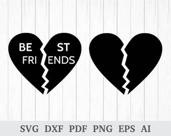 Download Besties Heart Etsy