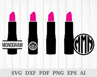 Download Makeup Monogram SVG file | Etsy