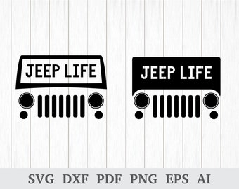 Jeep grill svg | Etsy