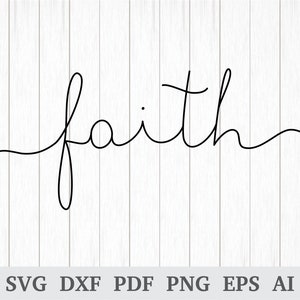 Faith Svg God SVG Christian SVG Jesus Svg Religion Svg - Etsy