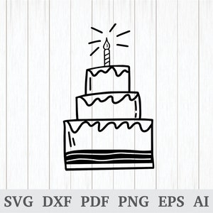 Gâteau svg, Gâteau d’anniversaire svg, Anniversaire SVG, Gâteau de mariage svg, Svg de mariage, Gâteau à plusieurs niveaux svg, cricut & silhouette, sérigraphie