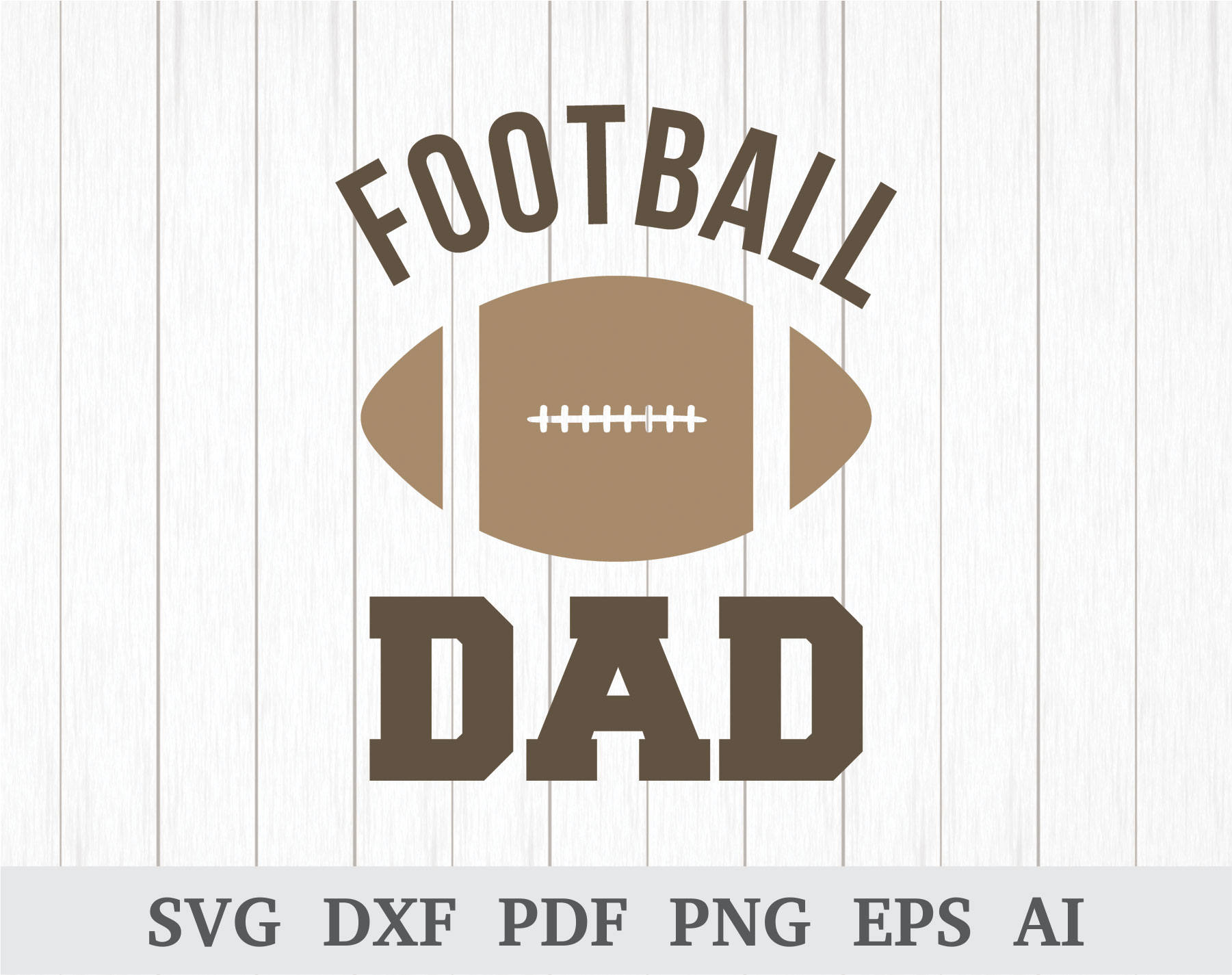 Football Dad SVG Sports SVG Football SVG Father's Day Etsy