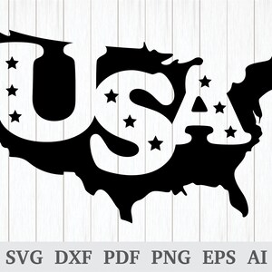 USA svg, America svg, 4th of July Svg, USA map svg, Patriotic Svg, Fourth of July svg, America Map, cricut & silhouette, zeefdruk