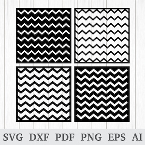 Chevron Stencil SVG, Chevron Pattern SVG, Chevron Background SVG, Pattern Stencil svg file cricut & silhouette, dxf, ai, pdf, png, eps