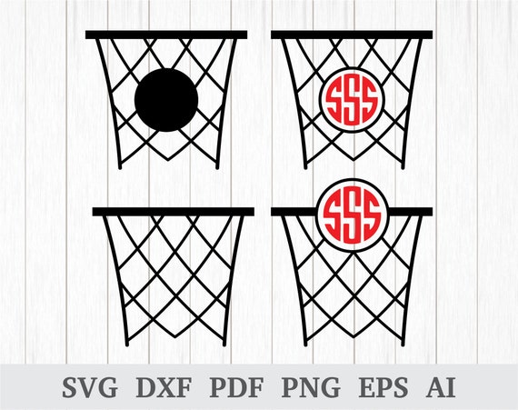 Download Basketball Net Svg Basketball Hoop Svg Basketball Monogram Etsy