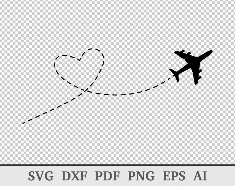 Free Free Heart Airplane Svg 563 SVG PNG EPS DXF File