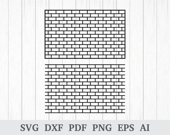 Download Brick SVG Brick wall svg Brick Pattern svg Brick Wall | Etsy