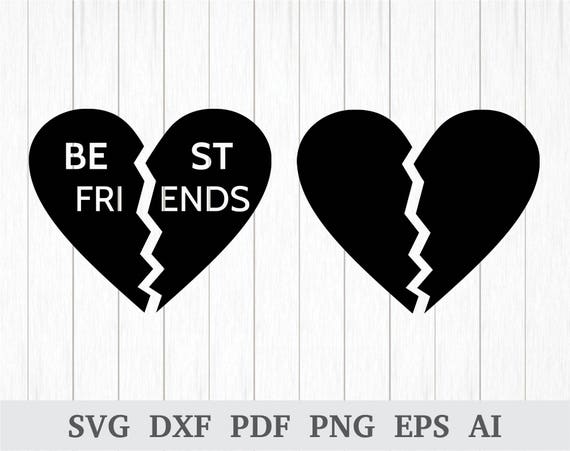 Download Best Friends Svg Besties Svg Friends Svg Friendship Svg Etsy