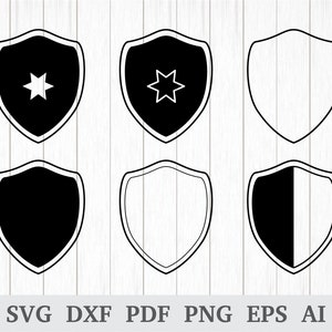 Shield svg, Shield Vector, Emblem svg, Badge SVG, Shield Clipart, Shield Clip art , vinyl, dxf, ai, pdf, png, eps