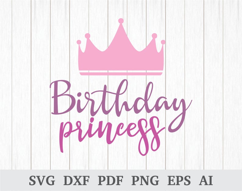 Download Birthday princess SVG birthday girl crown SVG baby SVG svg ...