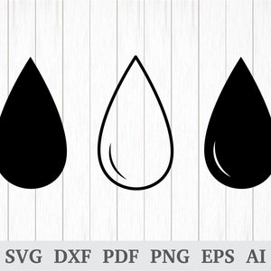 Waterdruppel SVG, Druppel Water Svg, Waterdruppel Clipart ..., حجم الصورة 300x300