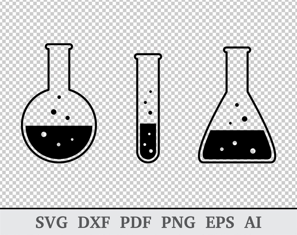 Beaker SVG Science Beaker SVG Science Flask SVG Science Lab Etsy