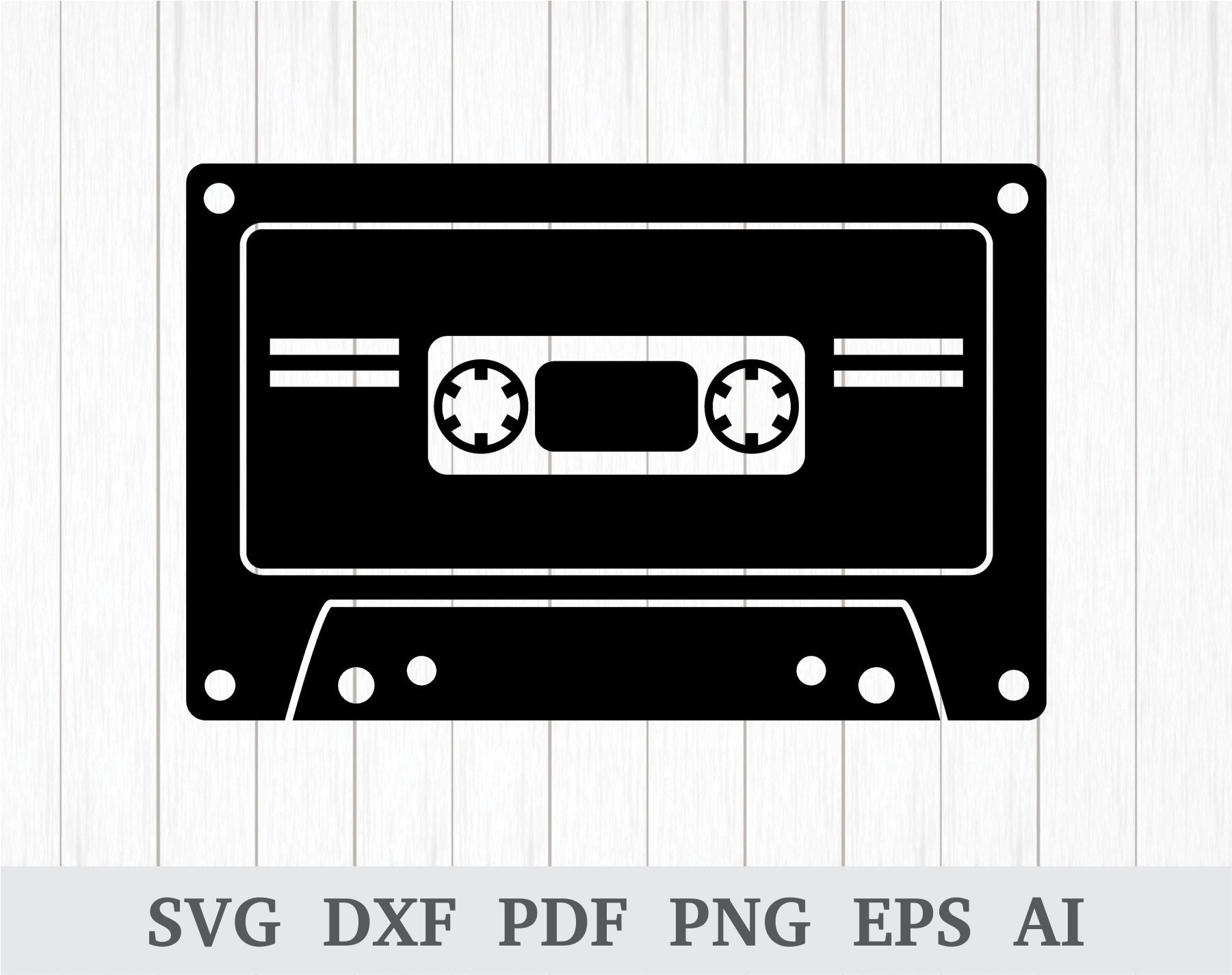 Cassette Tape SVG Cassette SVG Music Svg Files Retro SVG Etsy