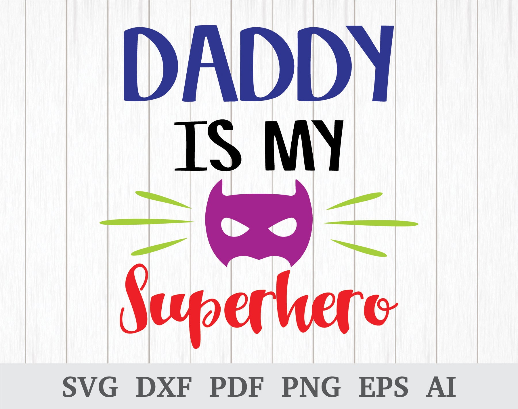 Download Daddy is my Superhero SVG Cute Baby SVG Father's Day | Etsy