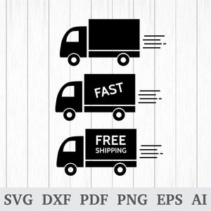 Entrega van SVG, Entrega Rápida svg , Envío Gratis svg, Comercio Electrónico svg, tienda en línea svg, cricut & silhouette, vinilo, dxf, ai, pdf, png, eps
