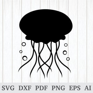 Jellyfish SVG, Jelly Fish Svg , Jellyfish clipart, Jelly fish clipart, Jelly fish clip art, svg cutting file, cricut & silhouette