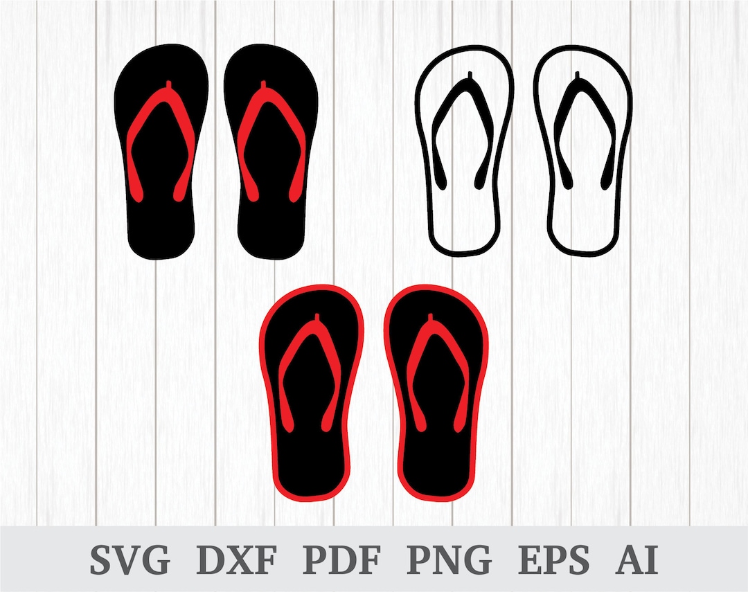 Flip Flops Svg, Flip Flop SVG, Flip Flops Clipart, Flip Flops Vector