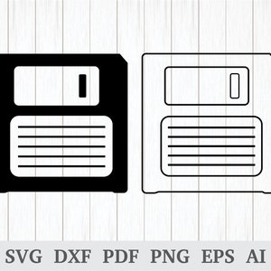 Floppy disk svg, Retro Svg, 80s SVG, 90s svg, Eighties svg, Nineties svg,Floppy disk clipart, cricut & silhouette, dxf, ai, png, eps
