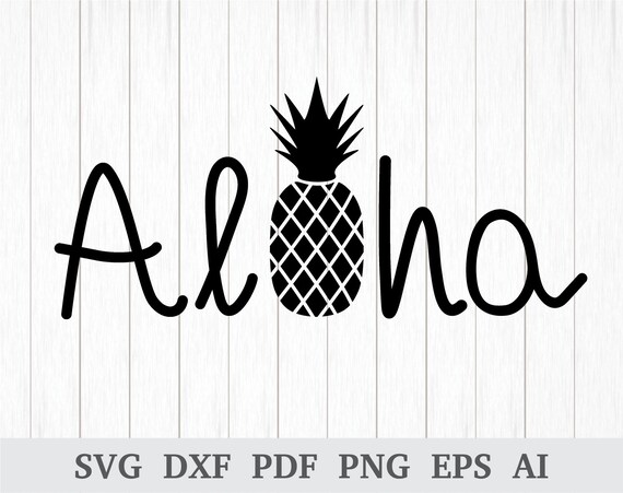 Download Aloha Svg Summer Svg Beach Svg Pineapple Svg Hello Svg Etsy