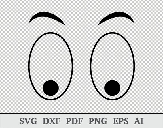 Cartoon Eyes SVG. Googly Eyes svg. Cartoon Eyes (2039011)