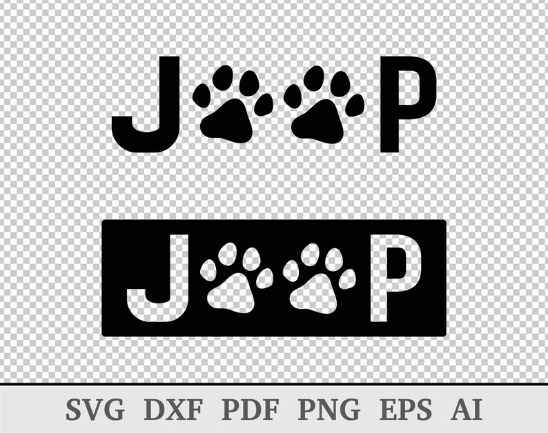 Jeep Paw SVG files Jeep Paw Print svg Jeep svg Jeep | Etsy
