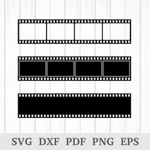 Film Strip SVG, Movie Strip Svg, Film Frame Svg, Cinema Svg, Filmstrip svg, Camera reel svg, cricut & silhouette, vinyl, dxf, pdf, png, eps
