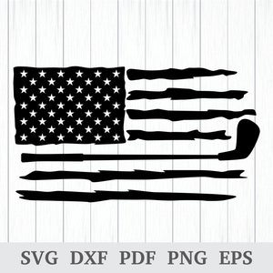 Golf Club SVG PNG, American USA Flag Svg, Golfer Svg, Golf Gifts Svg, Sports Svg, Golf Lover Svg, Sports Tshirt Svg, Cut File Cricut