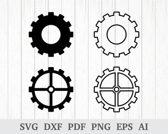 Gears svg, Cogwheels svg, Steampunk svg , Gear wheel svg, Gears Vector, Gears Clipart, cricut & silhouette, dxf, ai, pdf, png, eps