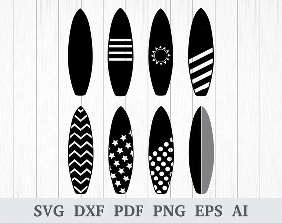 Surfboard Svg Surfing Svg Beach Svg Summer Svg Surfboard Etsy