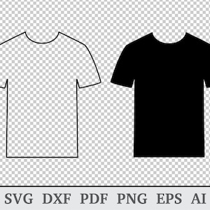 T-shirt SVG, Tee Vector, T-shirt Clipart, Tshirt Svg, Clothing Svg, Svg ...