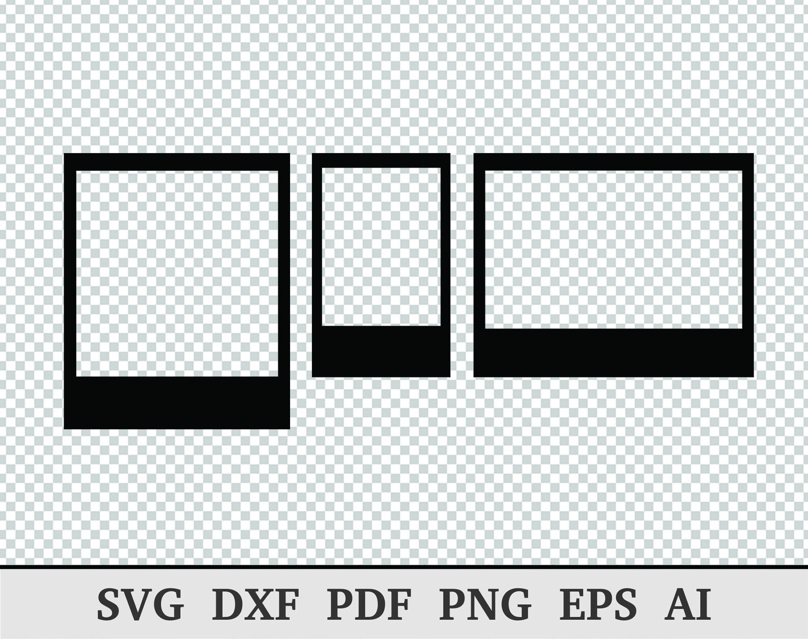 Instant Camera Frame Svg Instant Film Frame Svg Polaroid Etsy