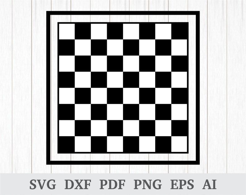 Tablero de ajedrez svg Ajedrez SVG Vector de tablero de - Etsy España