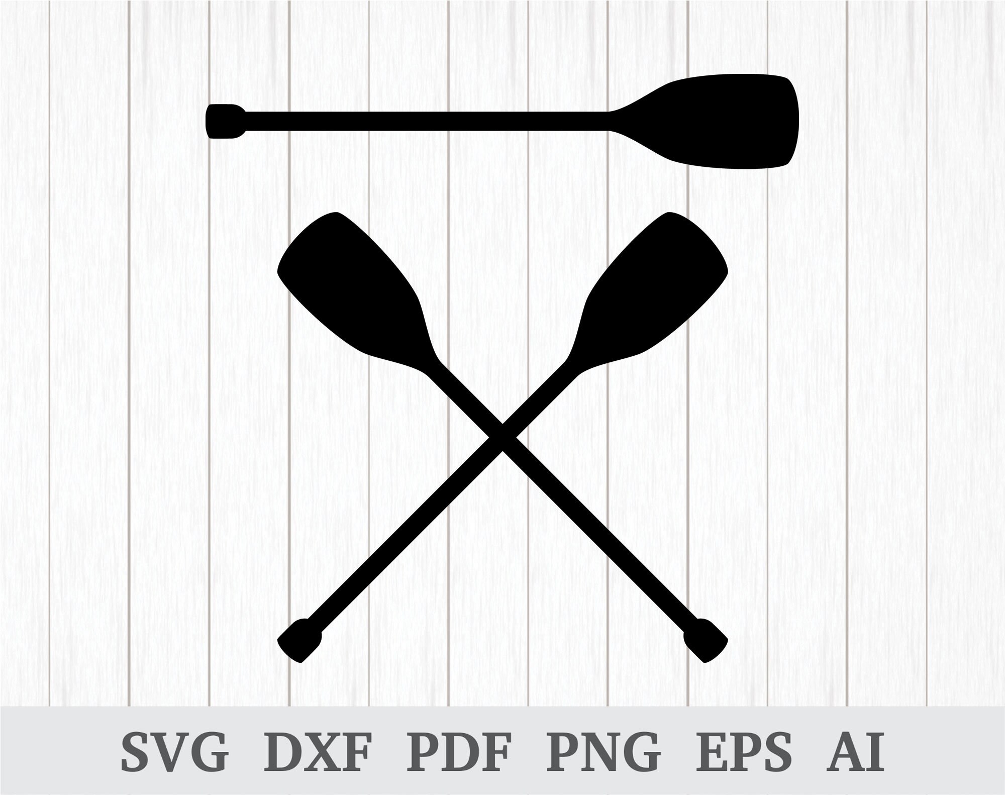 Oars SVG Boat Oars SVG Cross paddles svg Lake svg Crossed Etsy