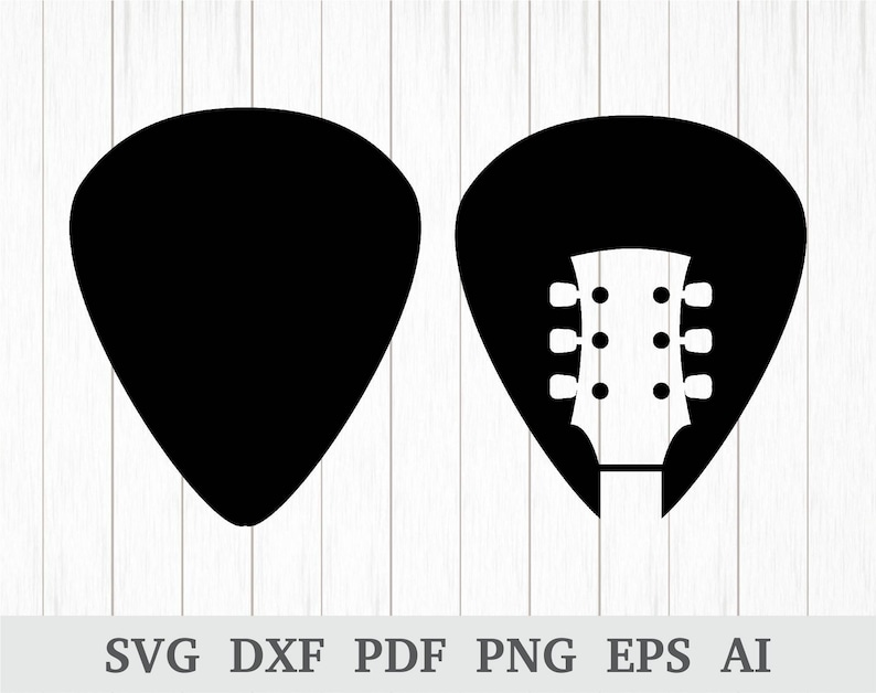Guitar Pick Svg Guitar Svg Plectrum Svg Music Svg Guitar Etsy