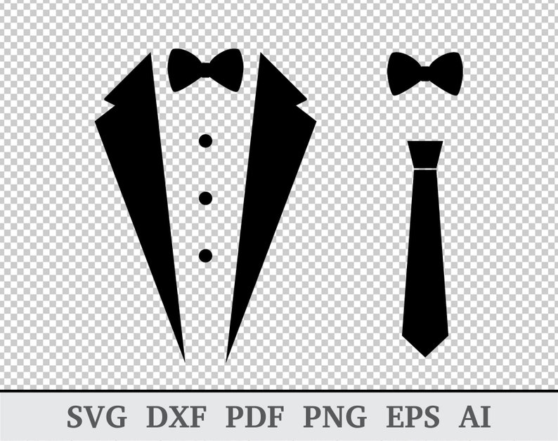 Download Tuxedo SVG Tux SVG Tuxedo Shirt Svg Bow Tie SVG Tuxedo | Etsy